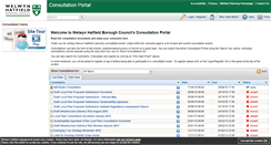 Desktop Screenshot of consult.welhat.gov.uk